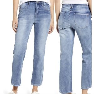 Wit & wisdom straight leg ankle jeans